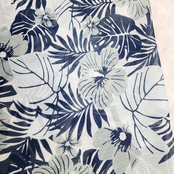 Milkfeel Floral Swimsuit Sarong Coverup Blue OSFA - Picture 3 of 8